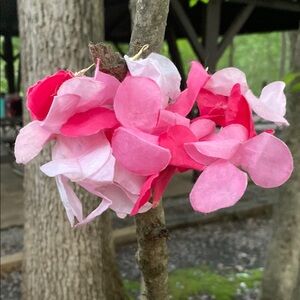 Pink Floral Earrings